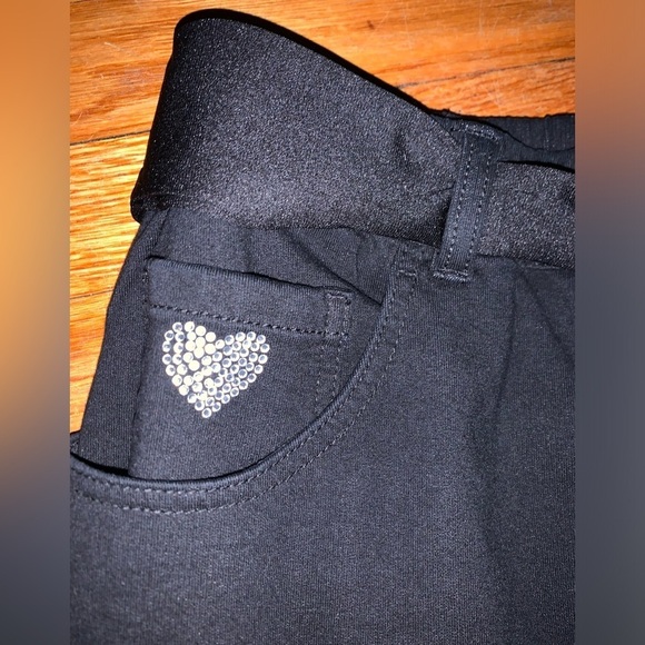 NWT Dream Jeannes by Quacker Factory size 1X black boot cut plus size Bling Y2K - Picture 2 of 10